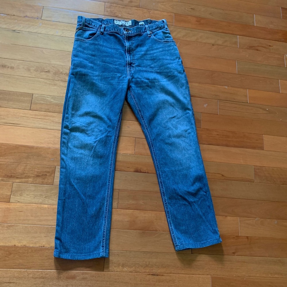 Ariat 42x34 Jeans M4 Legacy Relaxed Boot Cut Medium Wash Blue Denim Pants